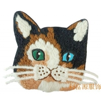 特種混合繡、毛巾繡、毛巾繡花章、貼布毛巾繡、毛線繡花